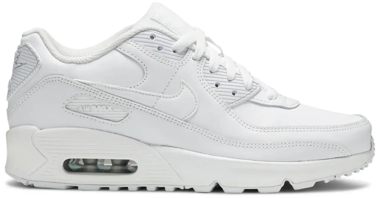 Giày Nike Air Max 90 LTR GS 'White' 833412-100