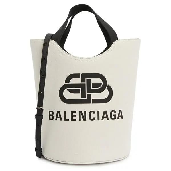 Túi Balenciaga Wave Tote M Natural 'Black' 599332-2HH13-9360