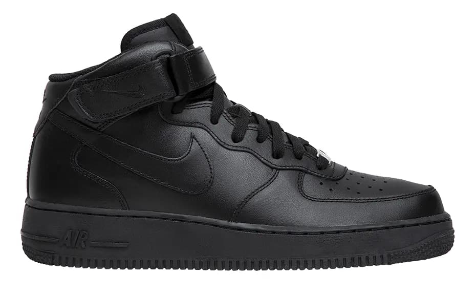 Giày Nike Air Force 1 Mid '07 'Triple Black' 315123-001