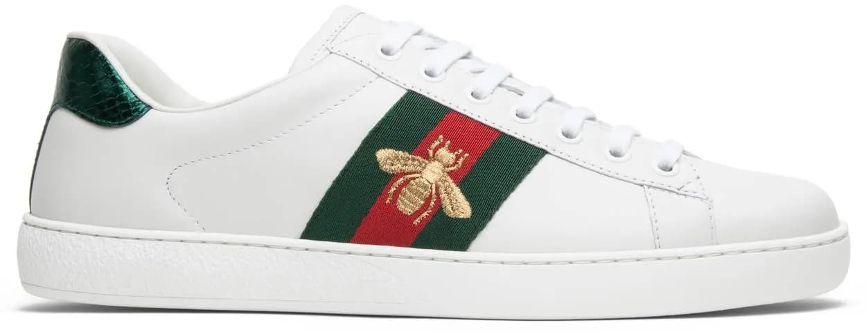 Giày Gucci Ace Embroidered 'Bee' 429446-A38G0-9064