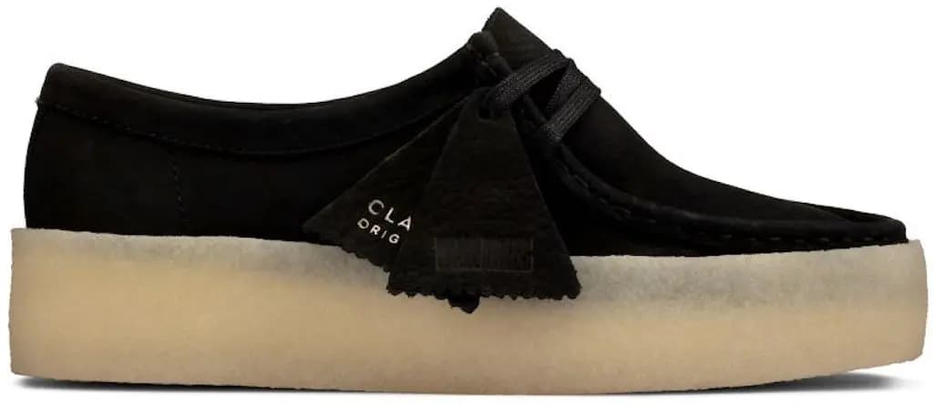 Giày Clarks Wallabee Cup 'Black Nubuck' 261-58144