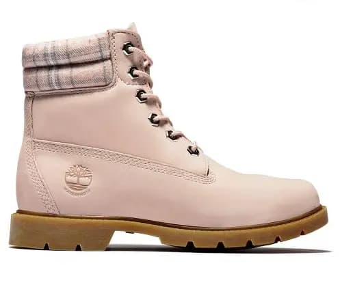 Giày Timberland Women's Light Pink Nubuck Leather 6-inch Boots A2BBR662