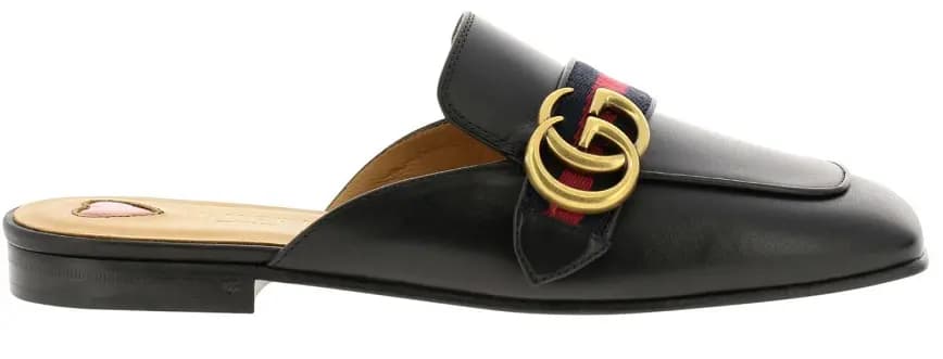 Giày Gucci Leather Slipper Double G 423694 DKHC0 1061