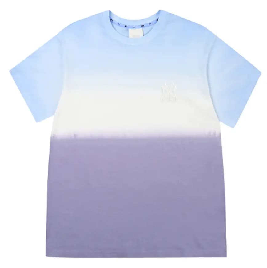 Áo MLB Tie Dye OverFit New York Yankees 'Blue Purple' 31TSD4131-50V