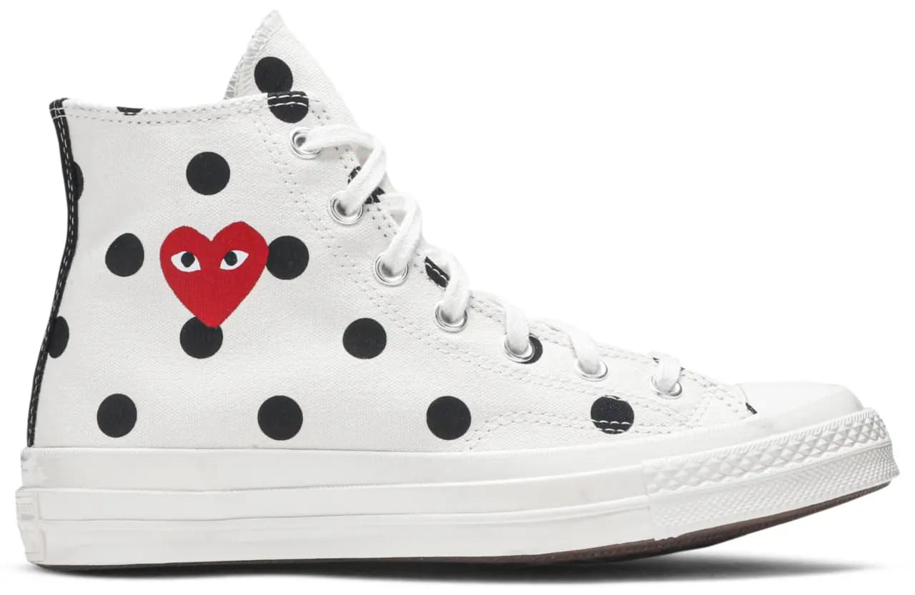 Giày Converse Comme des Garçons  'White Polka Dot' 157251C