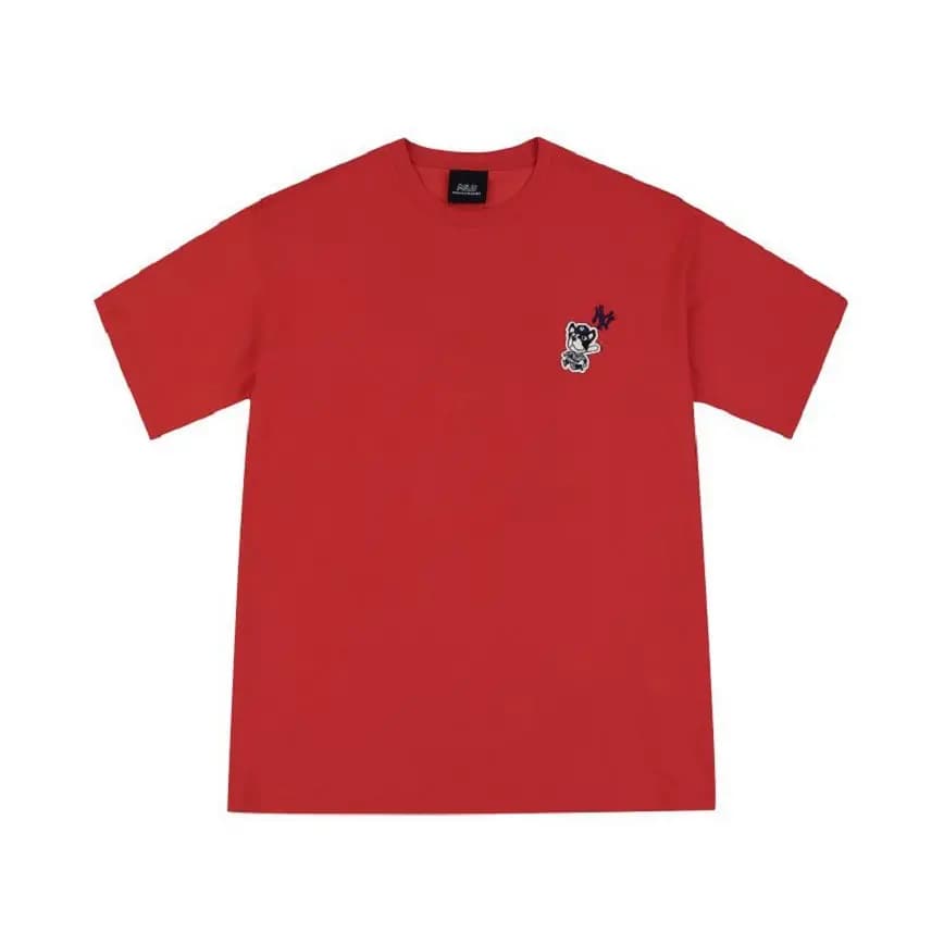 Áo MLB Bark Short Sleeve New York Yankees Red 31TSCM031-50R