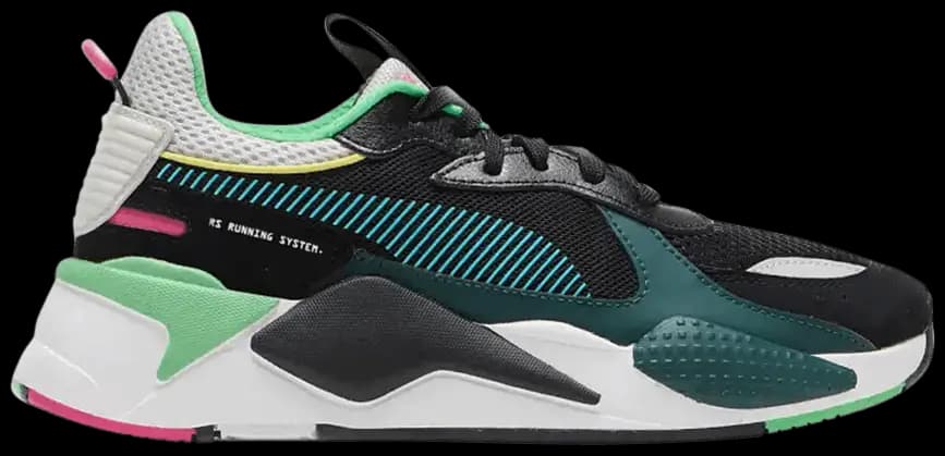 Giày Puma RSX Toys Jr Black Blue Green 369628-01