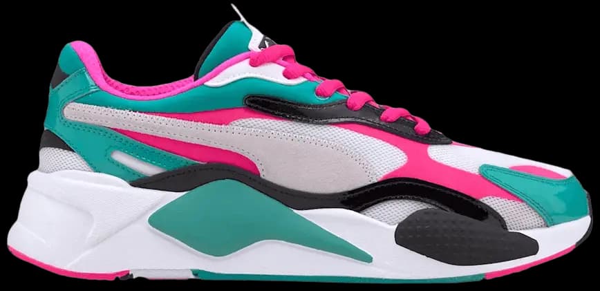 Giày Puma RS-X3 'Plastic Pack Green Fluo Pink' 371569-04