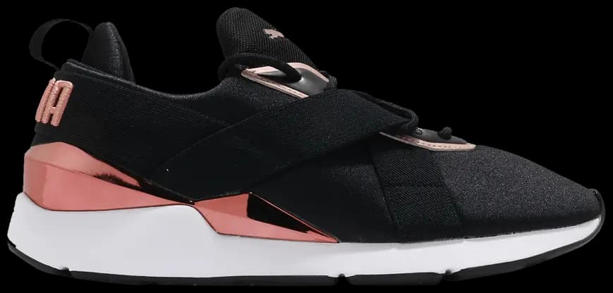 Giày Puma Wmns Muse X3 'Black Metallic Pink' 375131-01