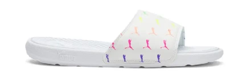 Dép Puma Cool Cat Bold Slides White 375396-02 Dép Puma Cool Cat Bold Slides White 375396-02