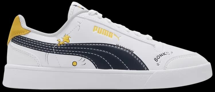 Giày Puma Peanuts x Shuffle Big Kid 'Woodstock White Maize'  375739-01