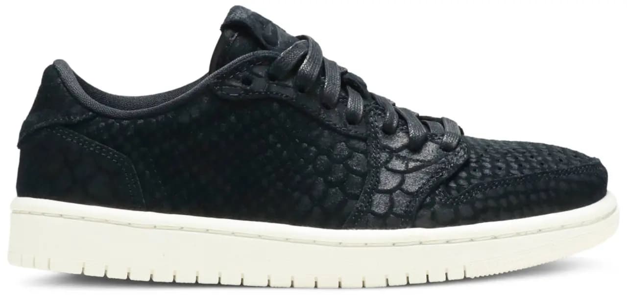Giày Nike Wmns Air Jordan 1 Retro Low 'Black Python' AJ6004-010