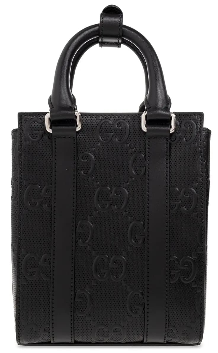 Túi Gucci GG Emboss Mini 'Black' 696010-1W3CN-1000