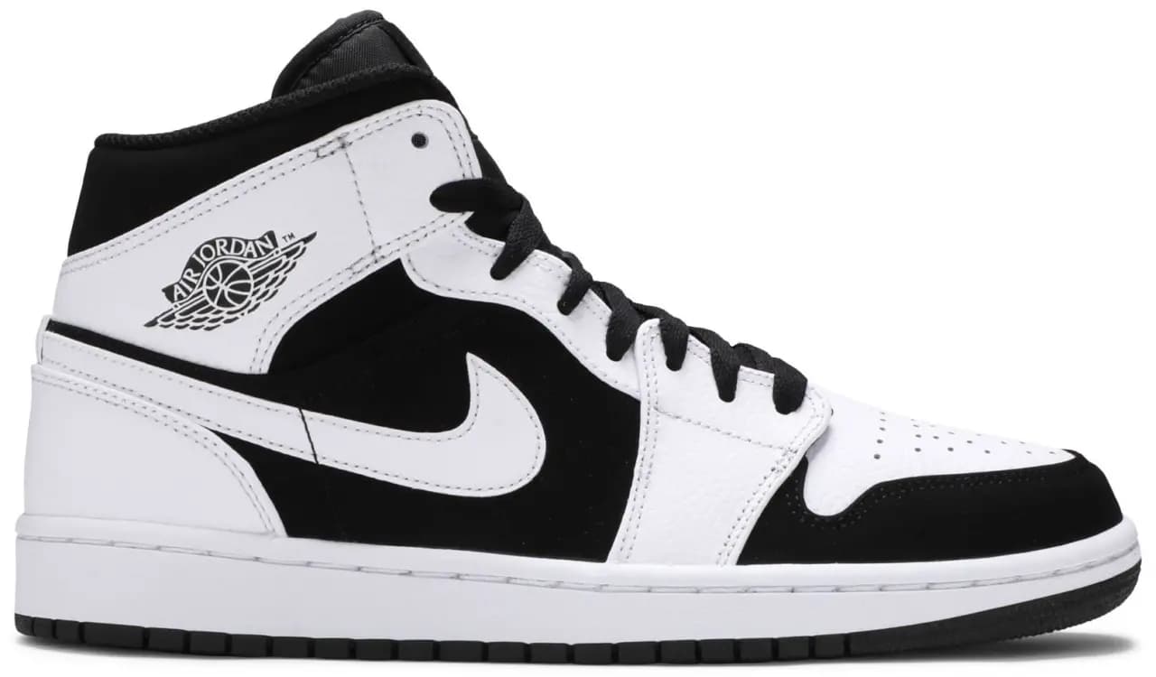 Giày Nike Air Jordan 1 Retro Mid 'Tuxedo' 554724-113