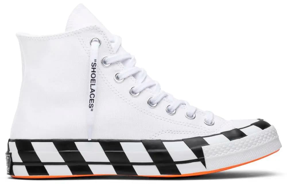 Giày Converse Off-White x Chuck 70 'White' 163862C