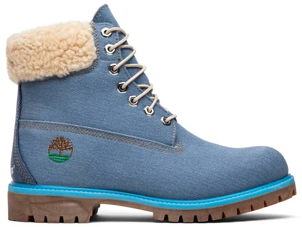 Giày Timberland Just Don x 6 Inch Fabric Boot Junior 'Blue' TB0A1UXU