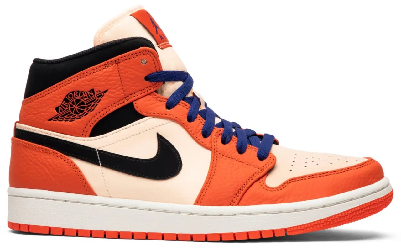Giày Nike Air Jordan 1 Retro Mid SE 'Team Orange' 852542-800