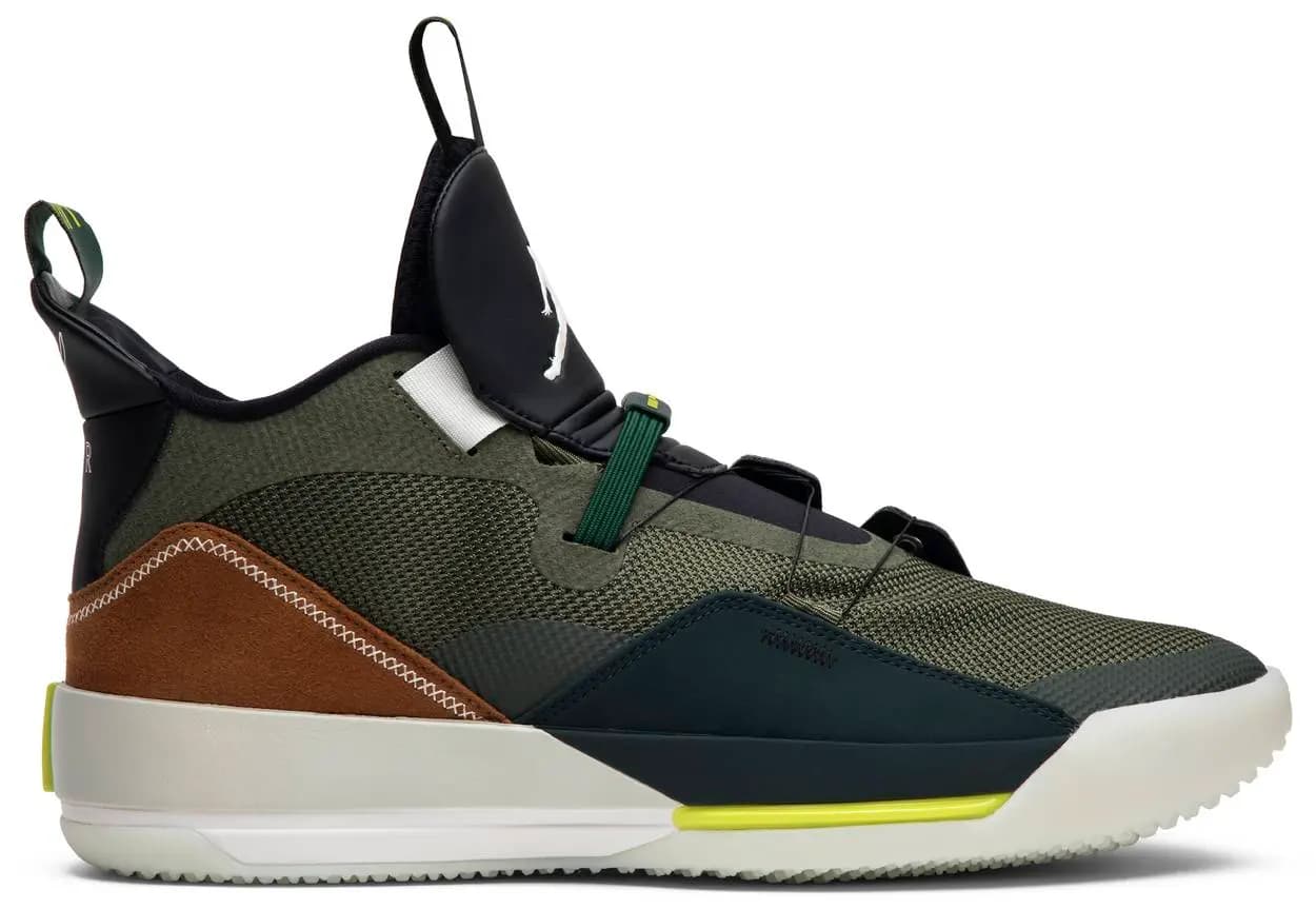 Giày Nike Travis Scott x Air Jordan 33 NRG 'Army Olive' CD5965-300