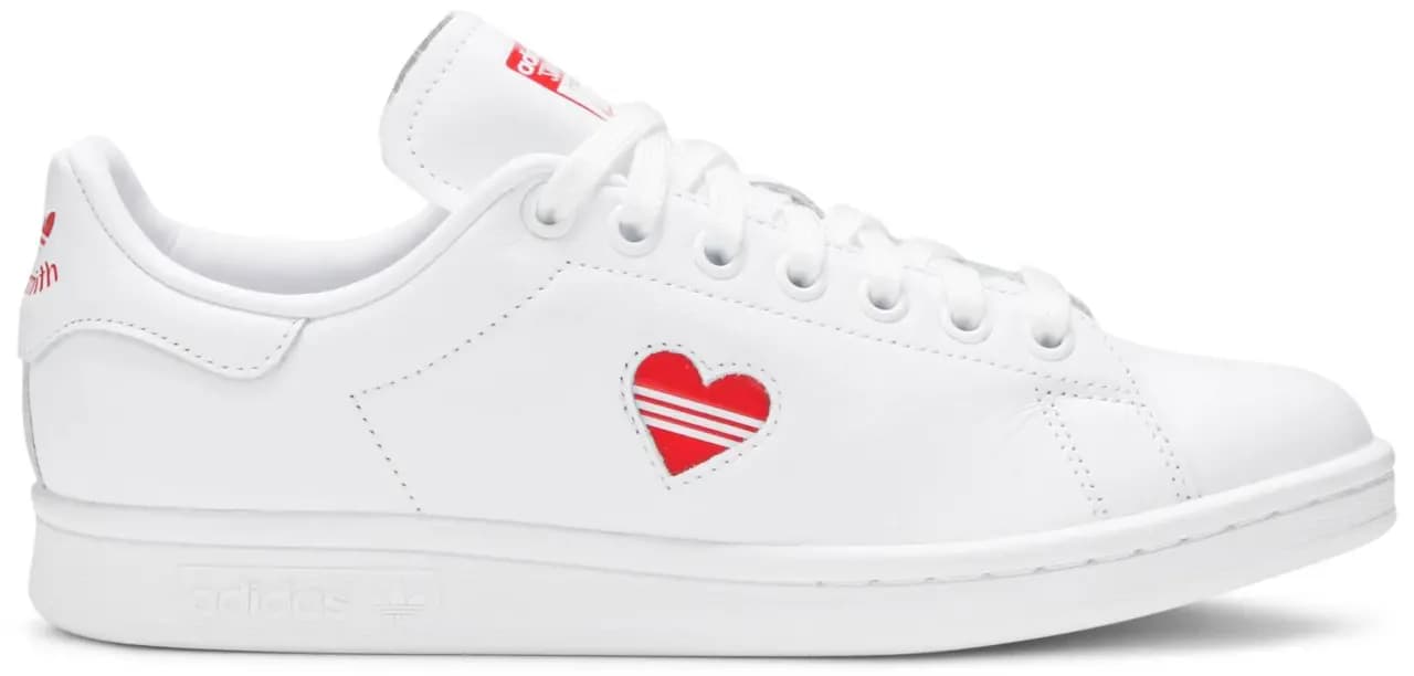 Giày Adidas Stan Smith White Red 'Valentines Day Pack' G27893