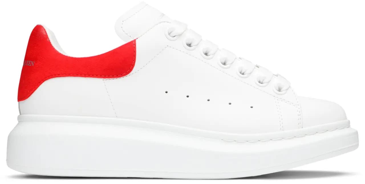 Giày Alexander McQueen Wmns Oversized Sneaker 'Lush Red' 553770-WHGP7-9676