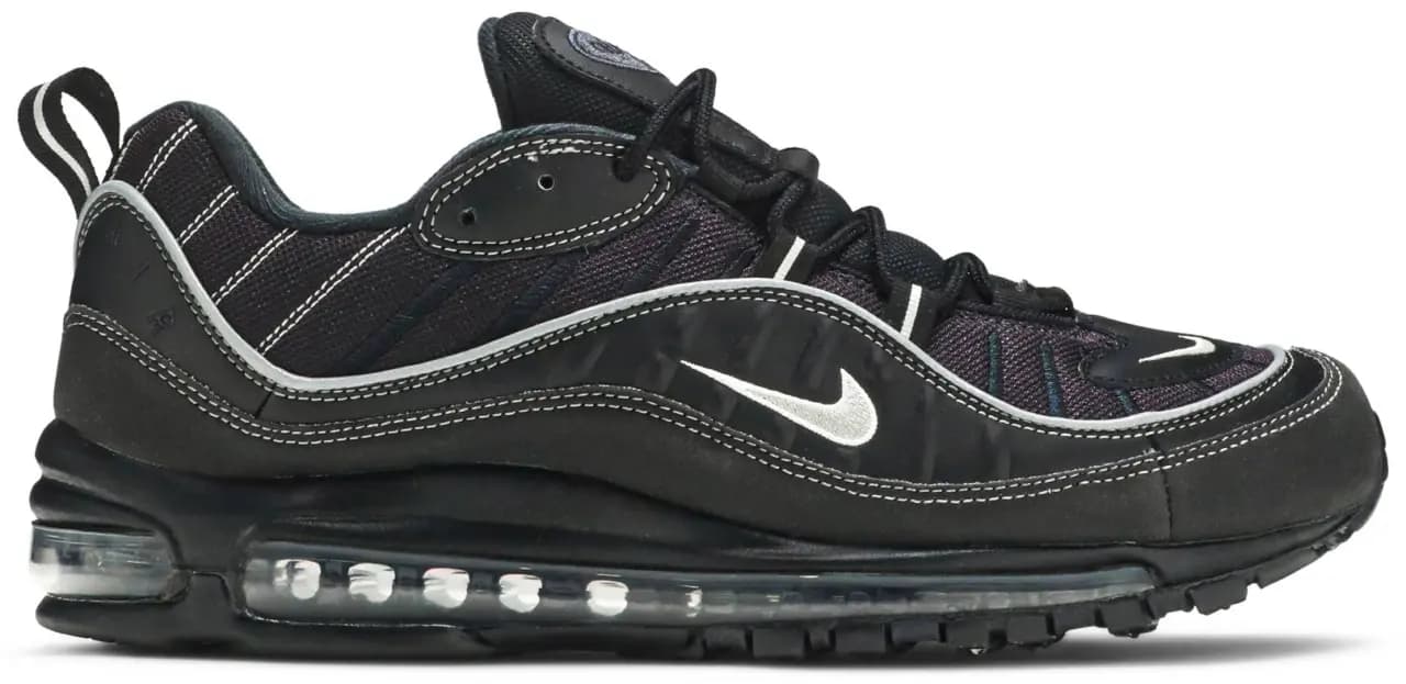 Giày Nike Air Max 98 'Black Silver' 640744-013