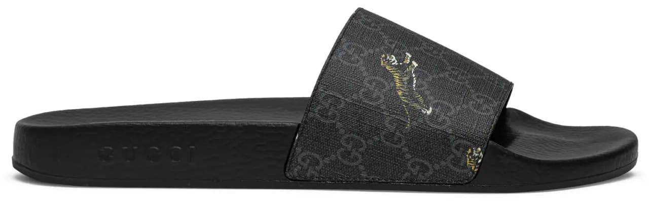 Dép Gucci GG Supreme Slide 'Tiger' 407345-G0K00-1084