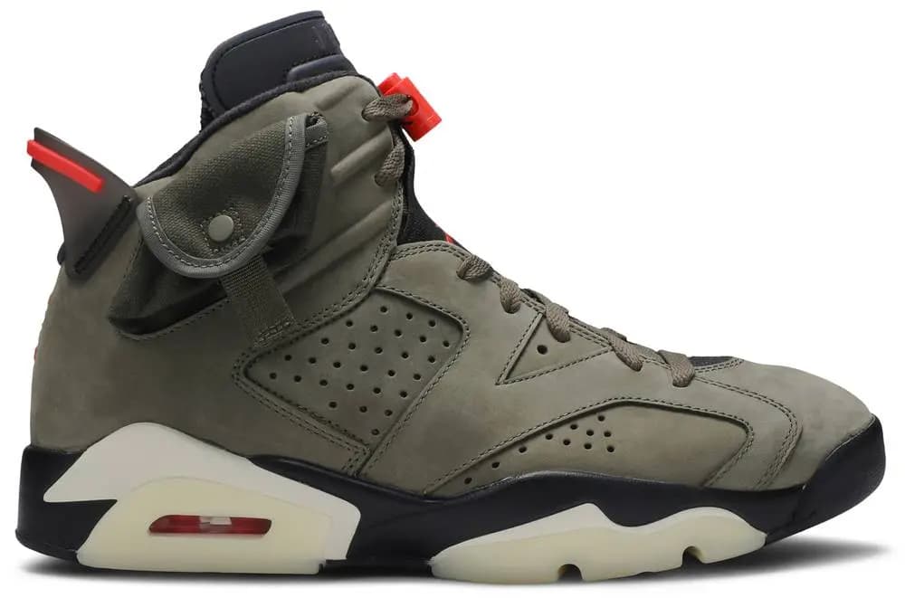 Giày Nike Travis Scott x Air Jordan 6 Retro 'Olive' CN1084-200