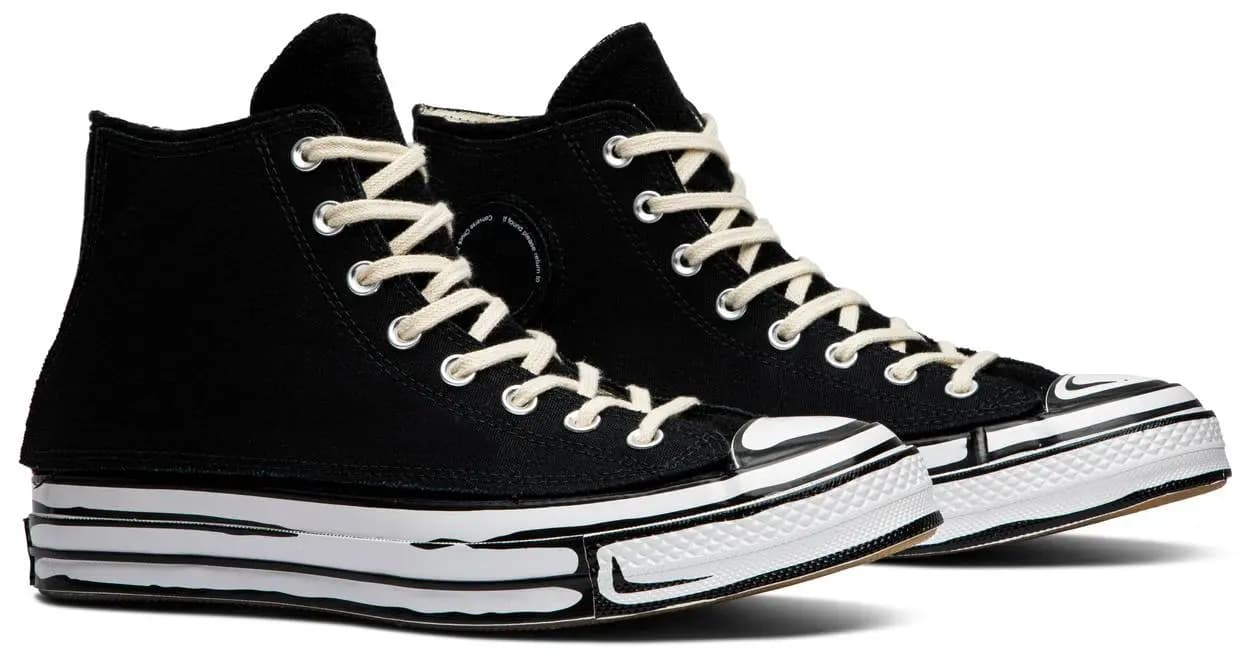 Giày Converse Joshua Vides x Chuck 70 'Black' 166558C
