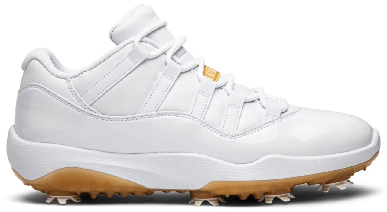 Giày Golf Nike Air Jordan 11 Low Golf 'Metallic Gold' AQ0963-102