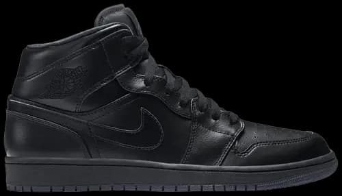 Giày Nike Air Jordan 1 Mid 'Black' 554724-021
