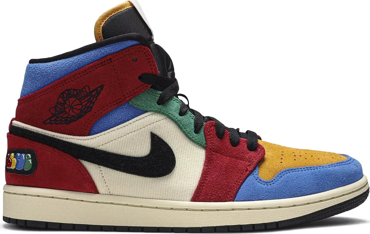 Giày Nike Blue The Great x Air Jordan 1 Mid 'Fearless' CU2805-100