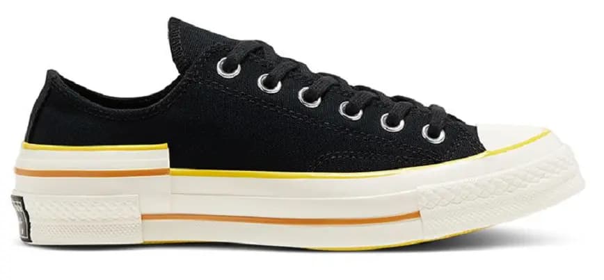 Giày Converse Chuck 70 Popped Colour Low 'Black SpeedYellow' 568802C