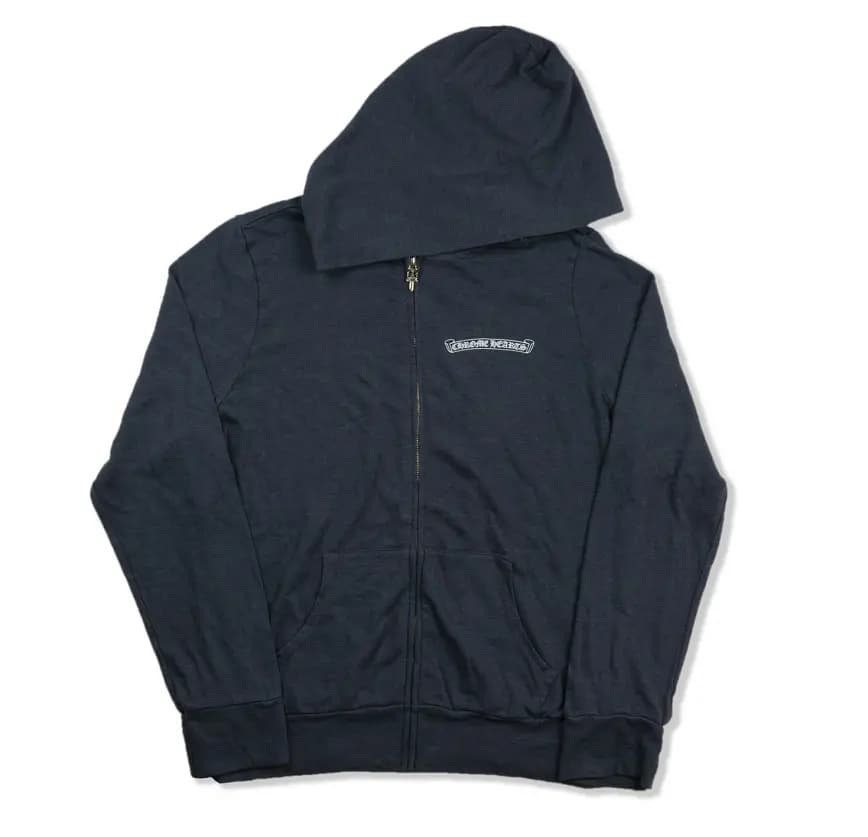 Áo Chrome Hearts Back Colorful Grey Hoodie CH435 Áo Chrome Hearts Back Colorful Grey Hoodie CH435