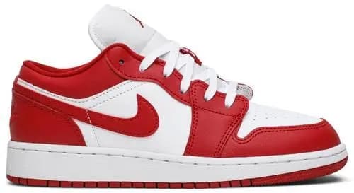 Giày Nike Air Jordan 1 Low Gym Red White (GS) 553560-611
