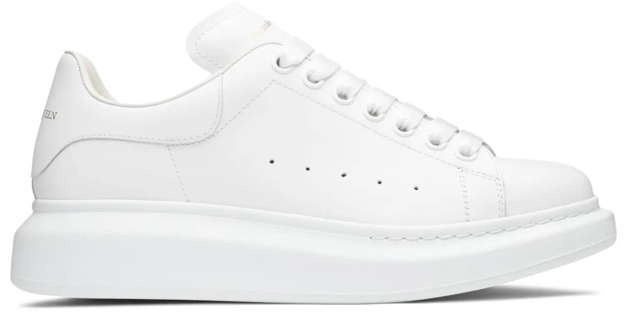 Giày Alexander McQueen Wmns Oversized Sneaker 'White' 553770-WHGP0-9000