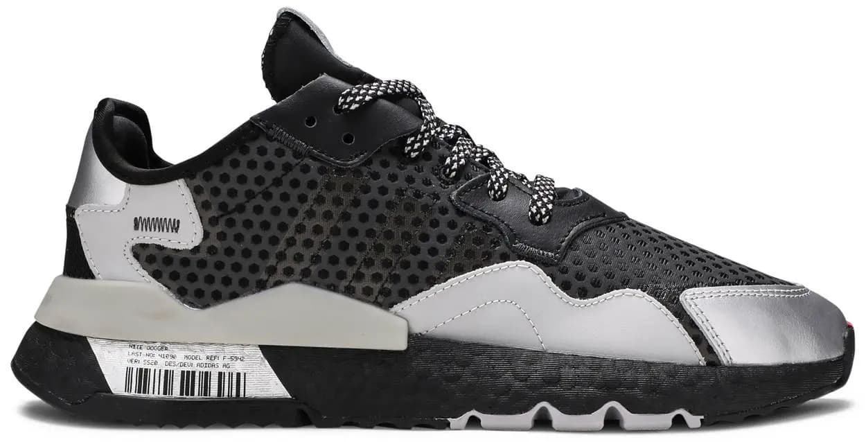 Giày Adidas Nite Jogger 'Bar Code Graphic' EF5407