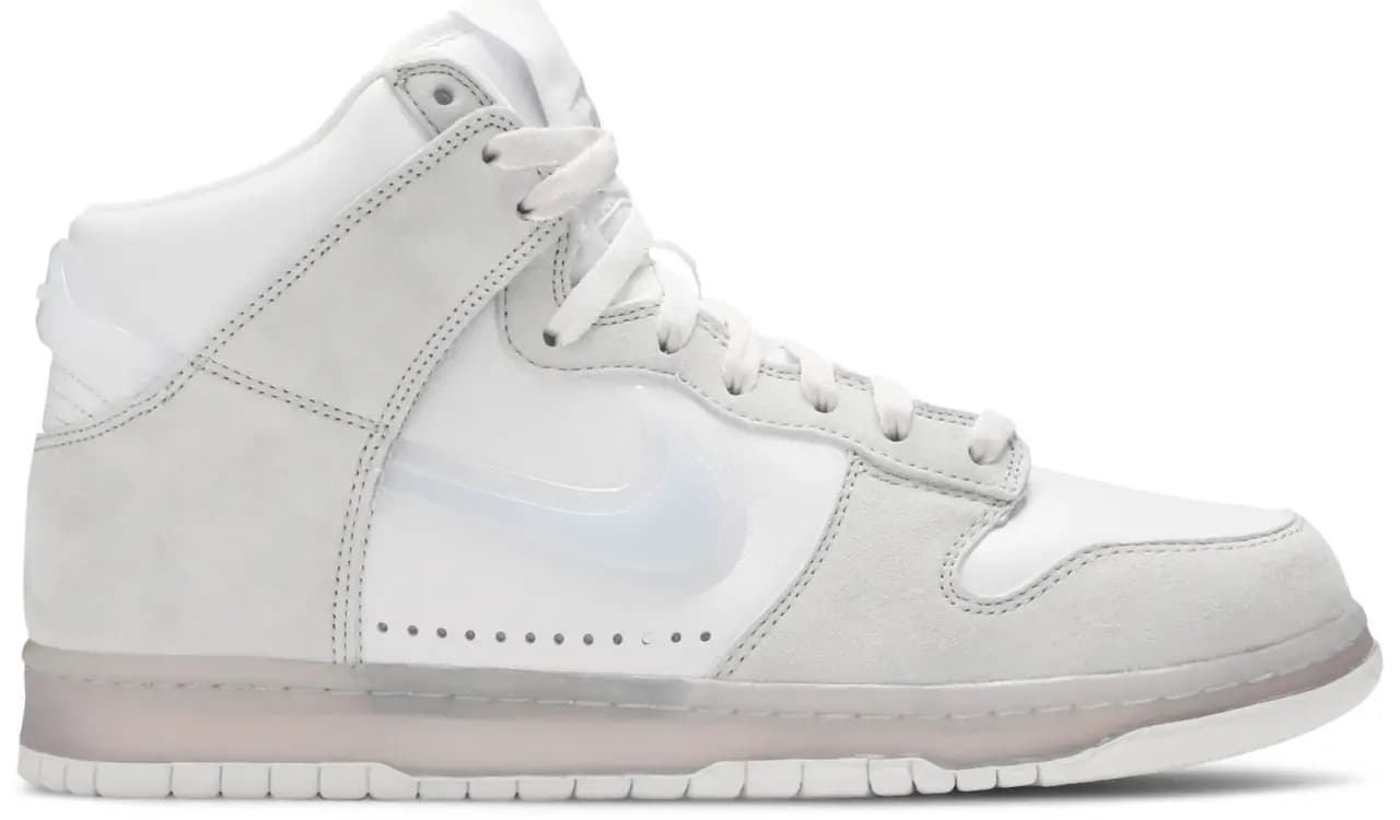 Giày Nike Slam Jam x Dunk High 'White Platinum' DA1639-100
