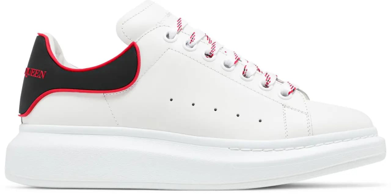 Giày Alexander McQueen Oversized Sneaker 'White Lust Red' 625156-WHXMT-9183