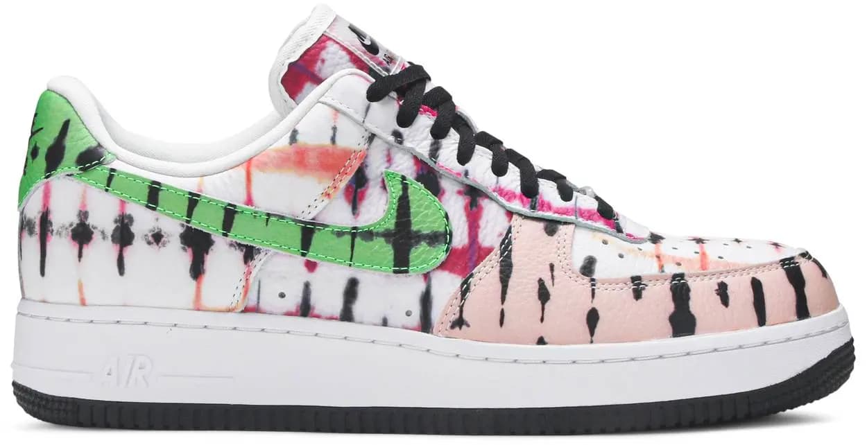 Giày Nike Air Force 1 Black Tie Dye CW1267-101