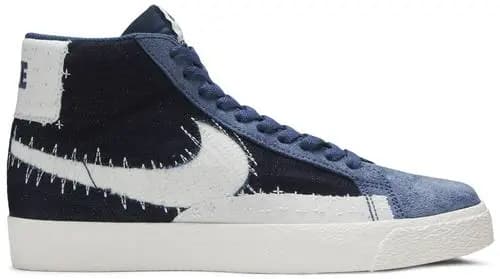 Giày Nike Blazer Mid SB 'Sashiko Pack Mystic Navy' CT0715-400