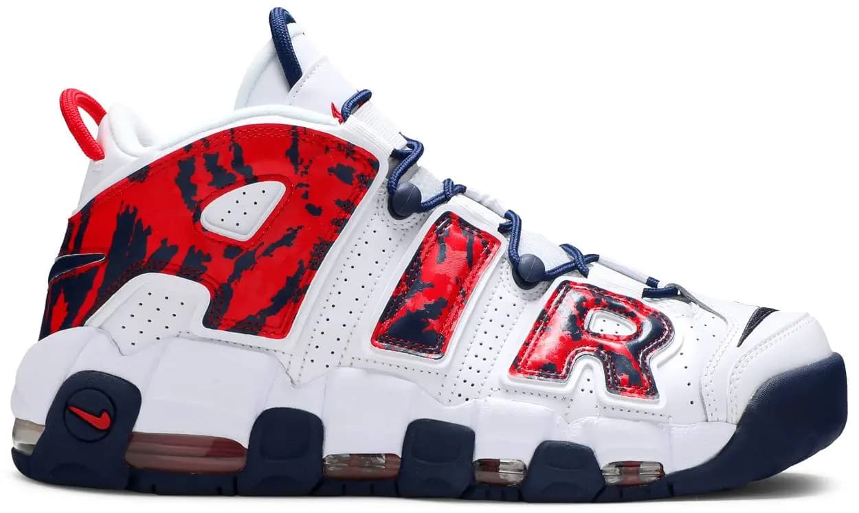 Giày Nike Air More Uptempo 'Red Navy Camo' CZ7877-100
