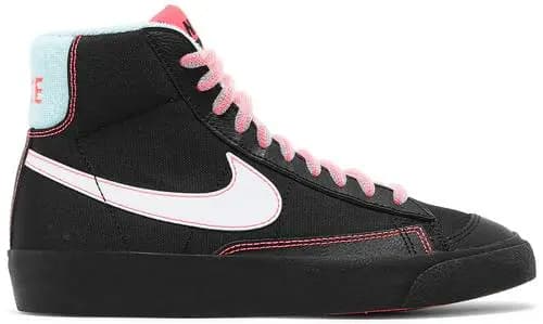Giày Nike Blazer Mid '77 GS 'Black Atomic Pink' DD7710-001
