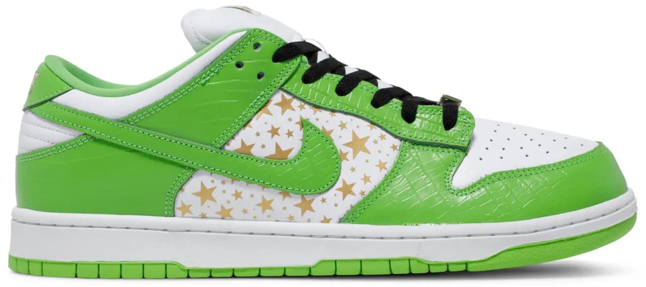 Giày Nike Supreme x Dunk Low OG SB QS 'Mean Green' DH3228-101