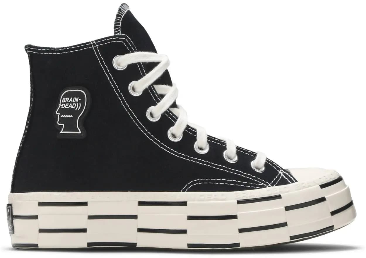 Giày Converse Brain Dead x Chuck 70 High Black 170549C