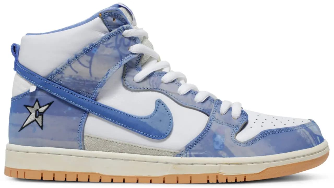 Giày Nike Carpet Company x Dunk High SB 'Blue' CV1677-100