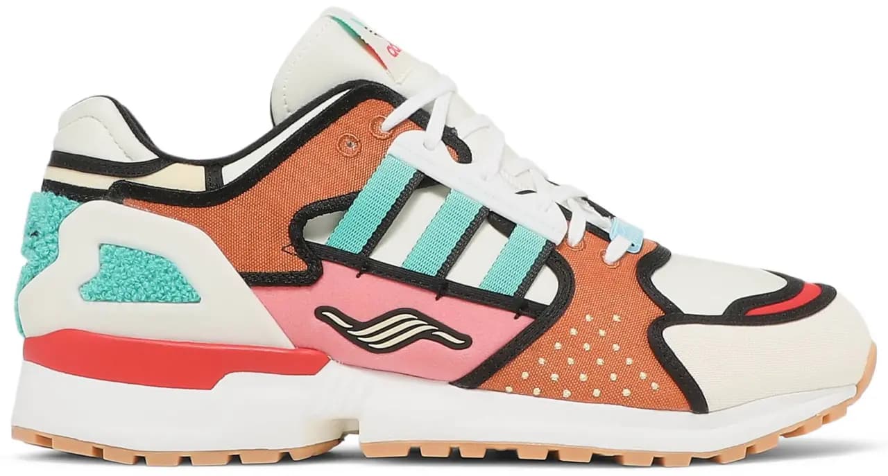 Giày Adidas The Simpsons x ZX 10000 'A-ZX Series Krusty Burger' H05783