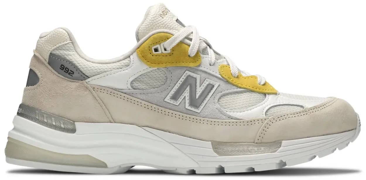 Giày New Balance Paperboy Paris x 992 Made in USA 'Fried Egg' M992PB1