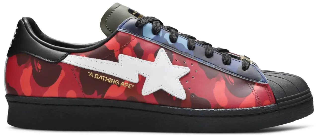 Giày Adidas BAPE x Superstar 'Mixed Camo' GZ8982