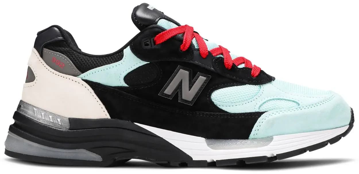 Giày New Balance Amoeba Music x Nice Kicks 'Teal Black' M992NK2