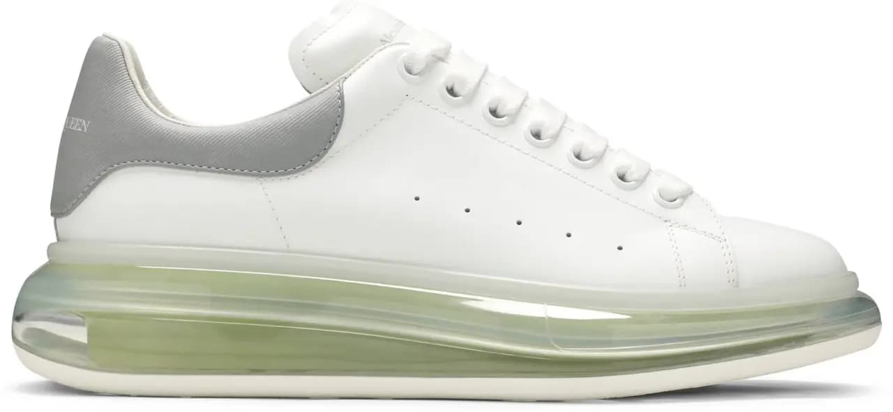Giày Alexander McQueen Oversized Sneaker 'White Gunmetal'